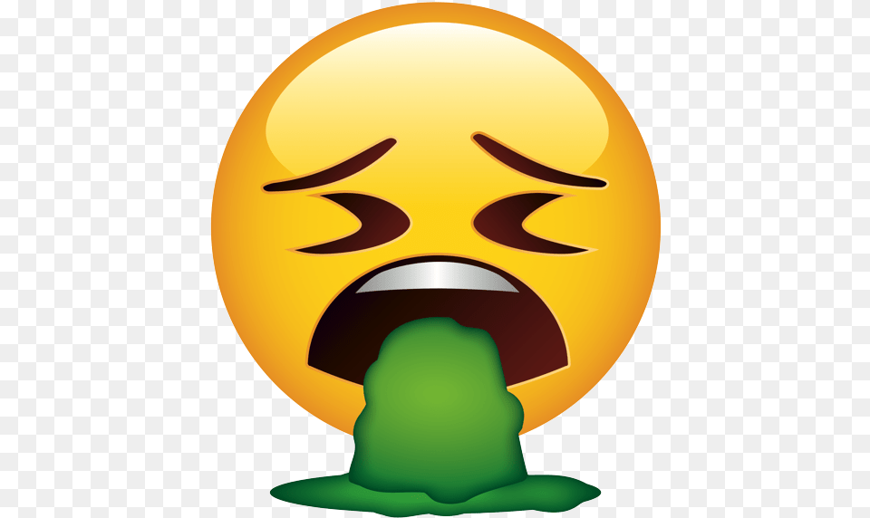 Emoji U2013 The Official Brand Face Vomiting Fitz 0 U1f92e Apple Iphone 8, Nature, Outdoors, Sky, Light Free Png Download