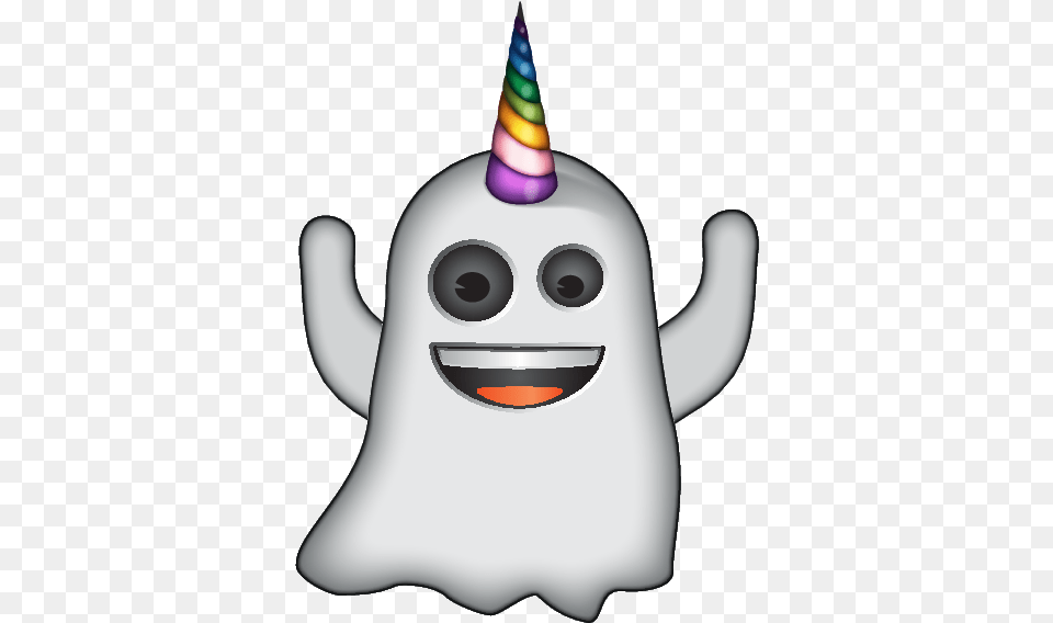 Emoji U2013 The Official Brand Ghost Unicorn Birthday Ghost Emoji, Clothing, Hat, Smoke Pipe Png
