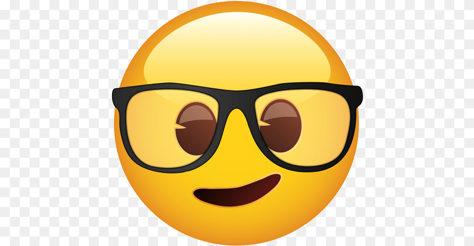 Emoji U2013 The Official Brand Nerd Face Fitz 0 U1f913 Happy, Accessories, Sunglasses, Glasses, Nature Png Image