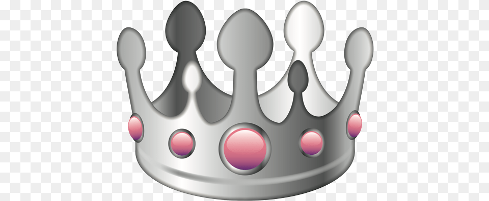 Emoji U2013 The Official Brand Silver Crown Bowling, Accessories, Jewelry Free Png Download