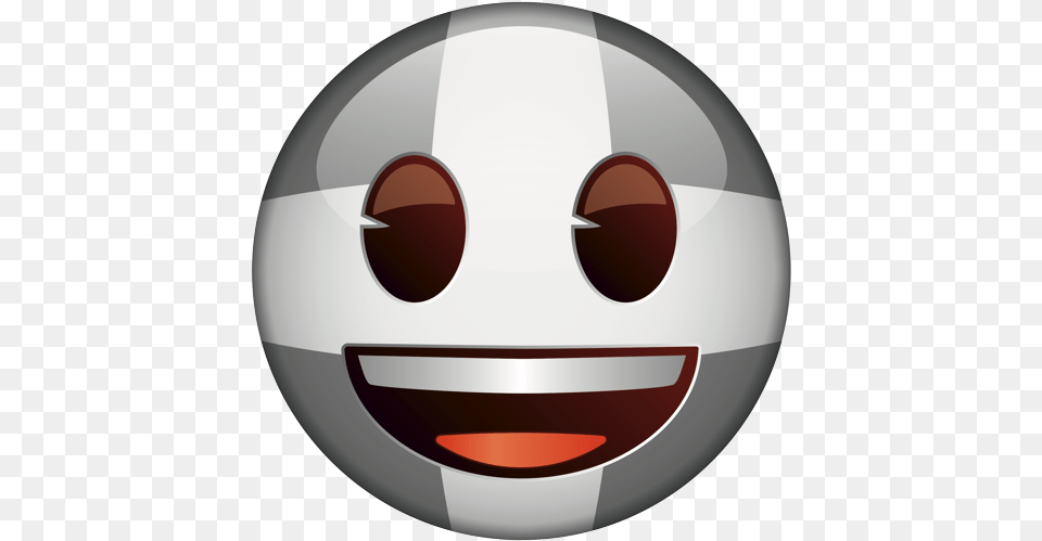 Emoji U2013 The Official Brand Smiling Face Variant Two Greys Smiley, Sphere, Ball, Football, Soccer Free Png Download