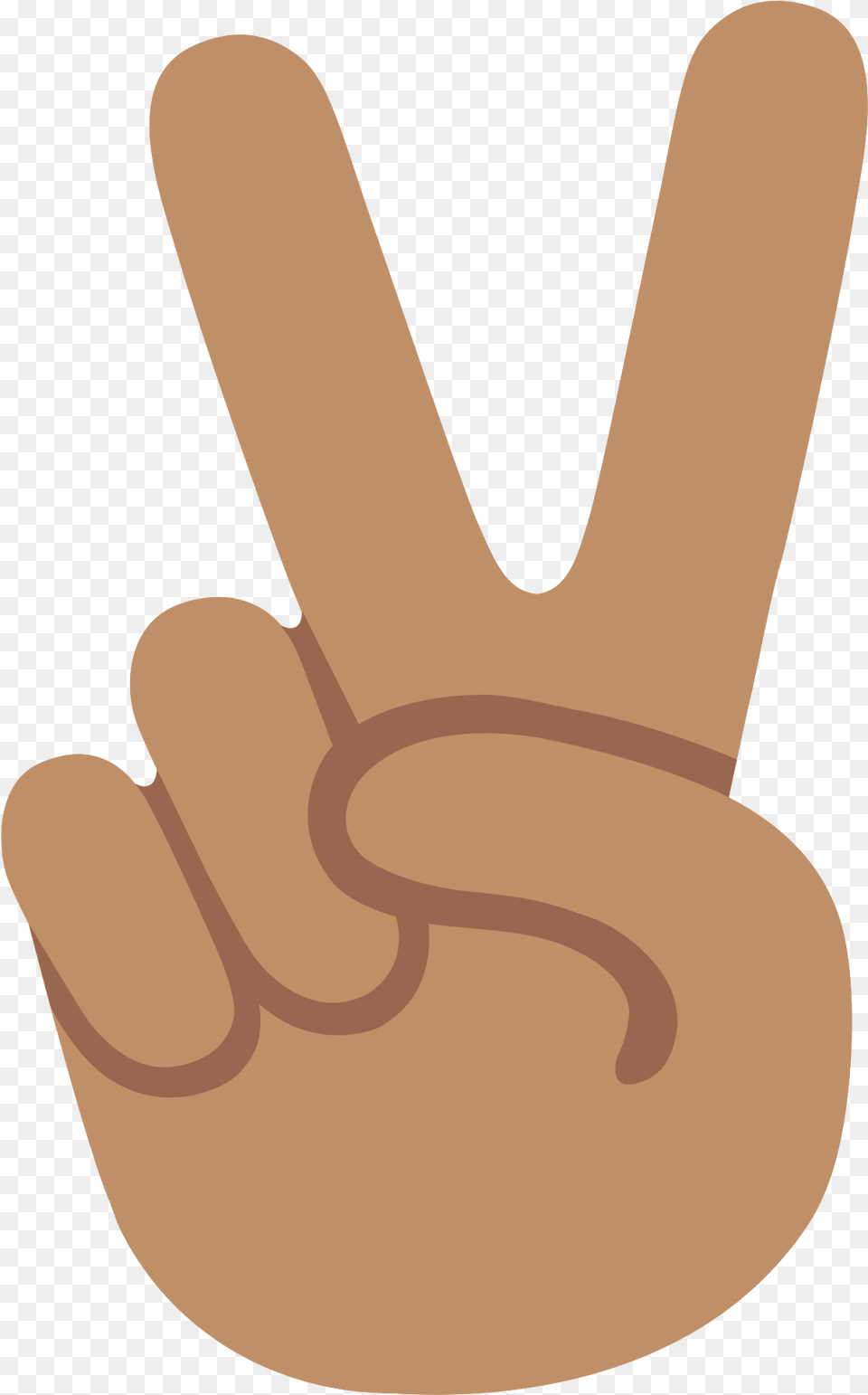 Emoji U270c 1f3fd Emoji Peace Sign, Body Part, Finger, Person, Hand Free Png Download