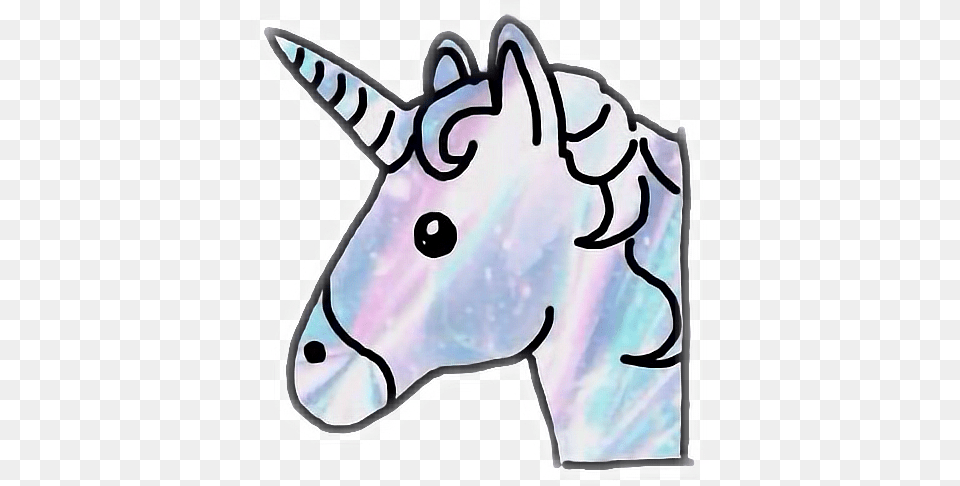 Emoji Unicorn Unicornemoji Emojisticker Galaxyunicorn, Animal, Mammal Free Png Download