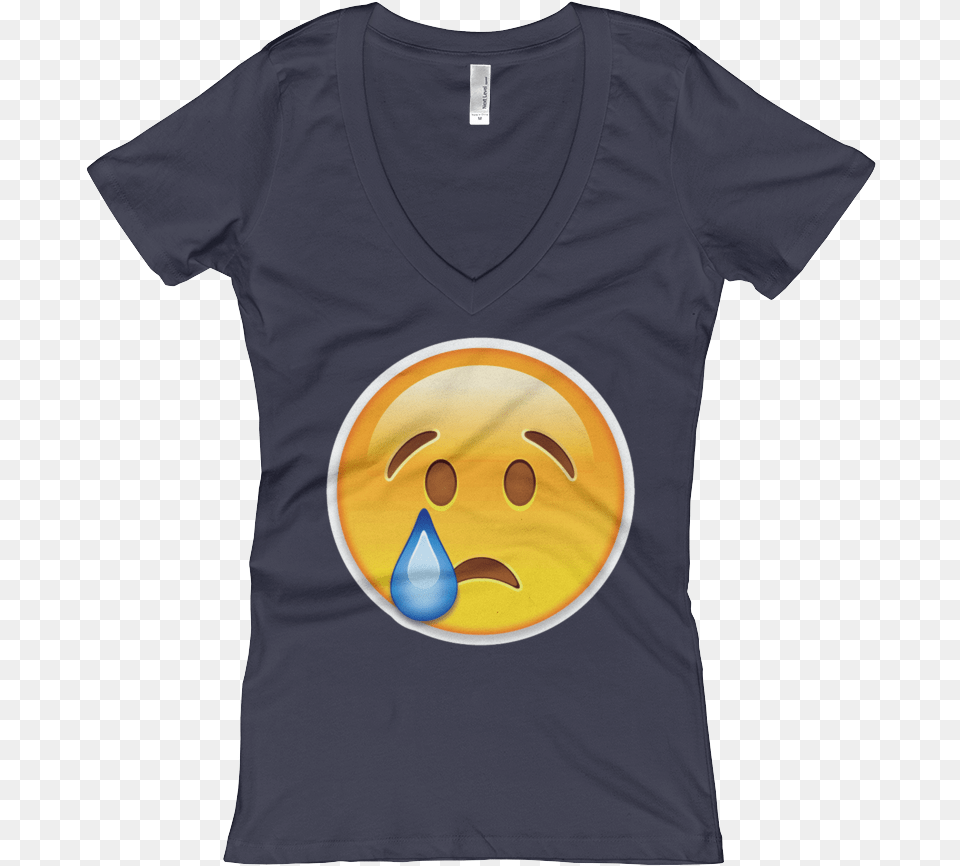 Emoji V Neck Shirt, Clothing, T-shirt, Baby, Face Png