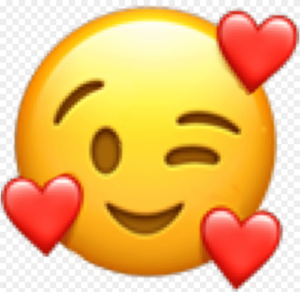 Emoji Wink Hearts Emojis De Corazones Rotos, Balloon, Baby, Person Free Transparent Png