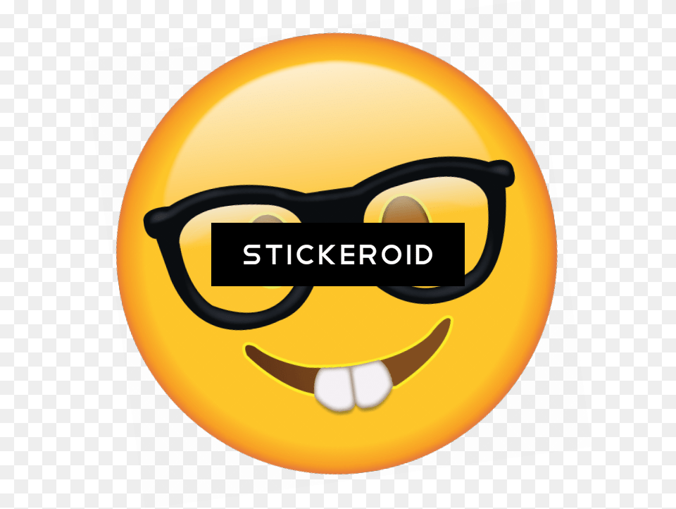 Emoji With 2 Teeth Meme Emoticon Nerd, Accessories, Glasses, Goggles, Nature Free Png