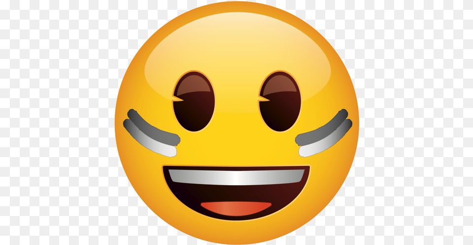 Emoji With Black Heart Eyes, Sphere Free Png