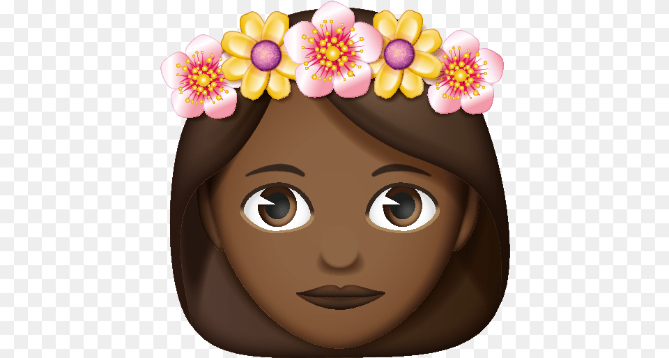 Emoji With Brown Hair, Accessories, Baby, Person, Face Free Png