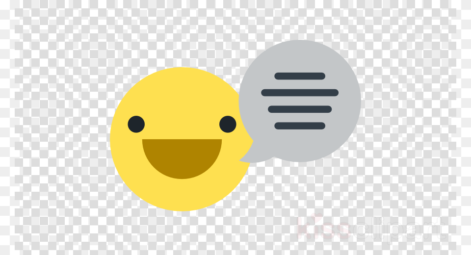 Emoji With Speech Bubble Clipart Emoji Emoticon Speech Warning Icon, Face, Head, Person Free Png