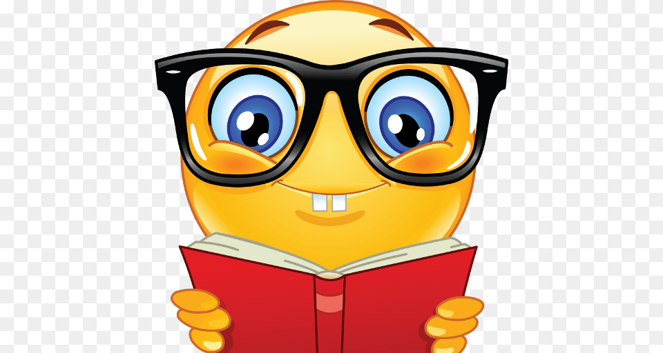 Emoji World Collections, Accessories, Glasses, Person, Reading Png