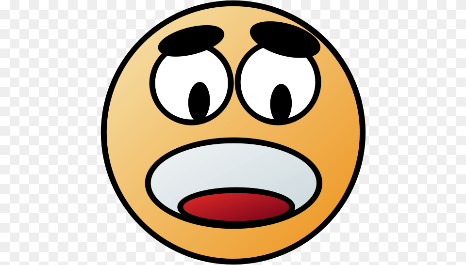 Emoji Worried Face Vector Clipart Image, Astronomy, Egg, Food, Moon Free Png