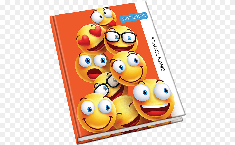 Emoji Yearbook Cover, Advertisement, Poster, Text Free Png