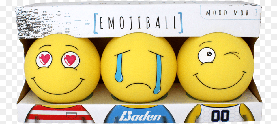 Emojiball Mood Mob Baden Mood Mob 1 Emoji Ball 3 Pack Yellow Free Png