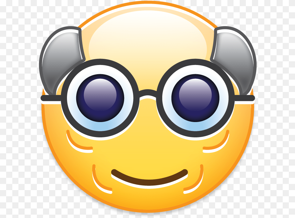 Emojicontact Grandpa, Accessories, Glasses, Goggles, Disk Png Image
