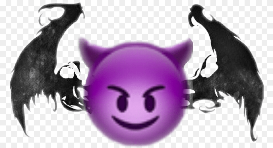 Emojidemondevil Cartoon, Purple, Baby, Person, Animal Free Transparent Png