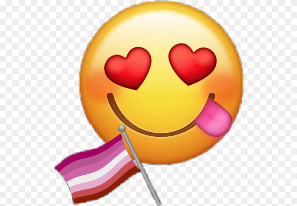 Emojie Emonjies Emotions Emoticones Emoji Flag Lesbian Emoji, Balloon, Baton, Stick Free Png