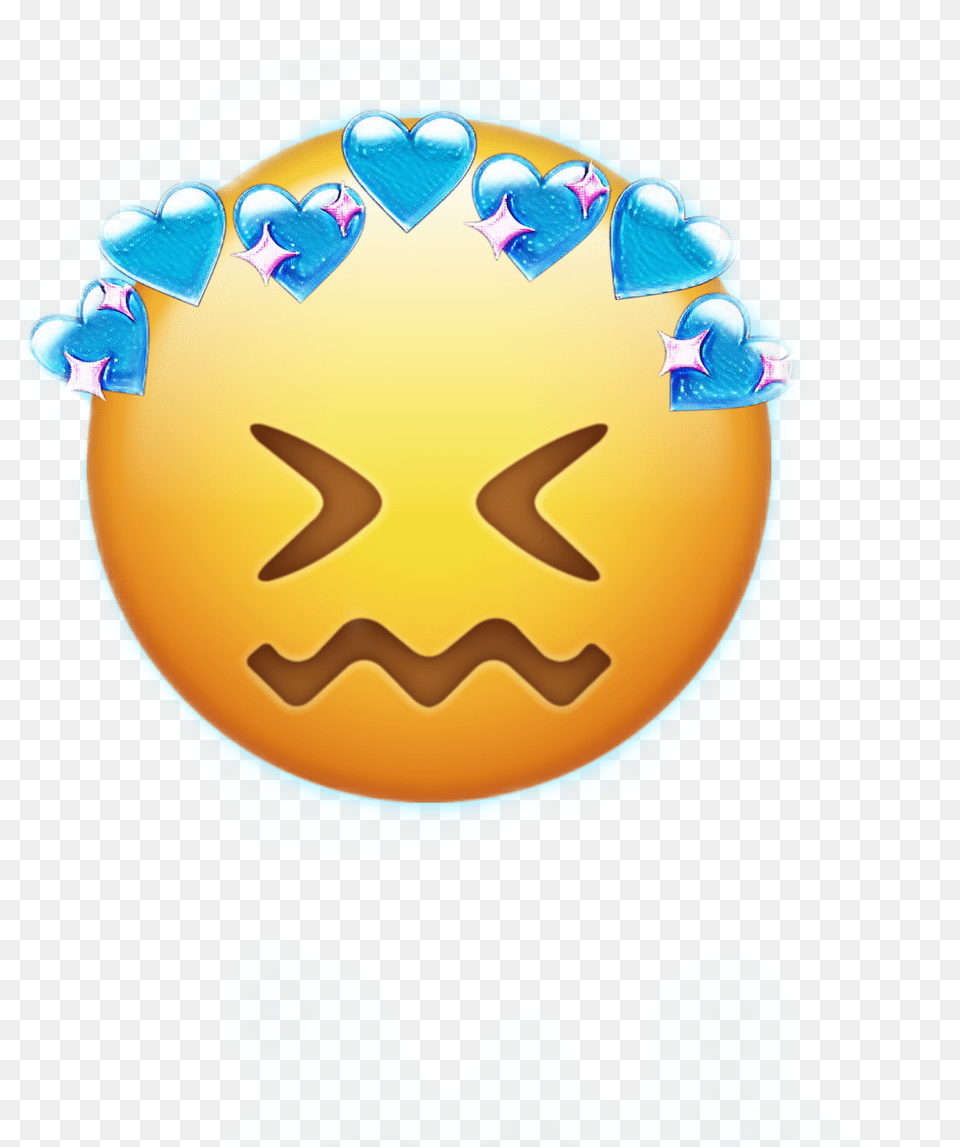 Emojiiphone Emoji Iphone Wow Heart Crownheart Emoji Iphone No Background, Sweets, Food, Baby, Person Free Png Download