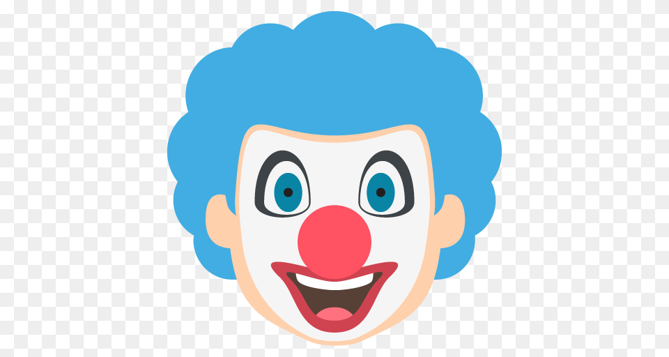 Emojipedia Clown Cute Dog Face, Performer, Person, Baby, Head Png