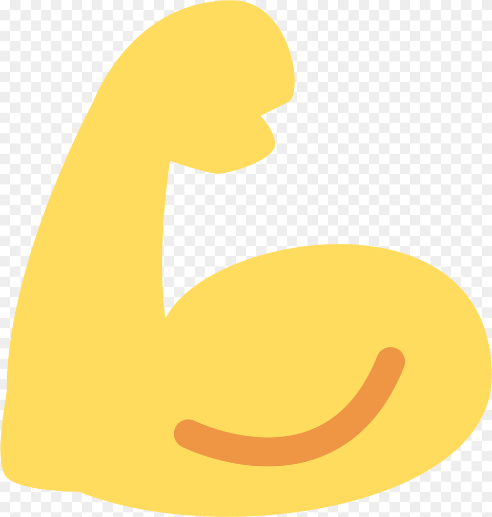 Emojis Biceps Flexionado Clipart Download Flexed Bicep Emoji Twitter, Animal, Bird, Swan Free Png