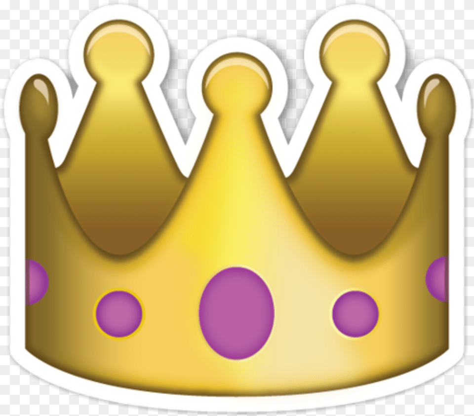Emojis De Snapchat Download Crown Emoji, Accessories, Birthday Cake, Cake, Cream Free Transparent Png
