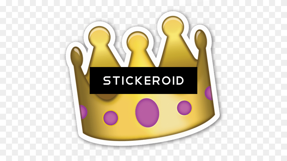 Emojis Do Whatsapp Crown Emoji Sticker, Accessories, Jewelry, Cake, Cream Free Png