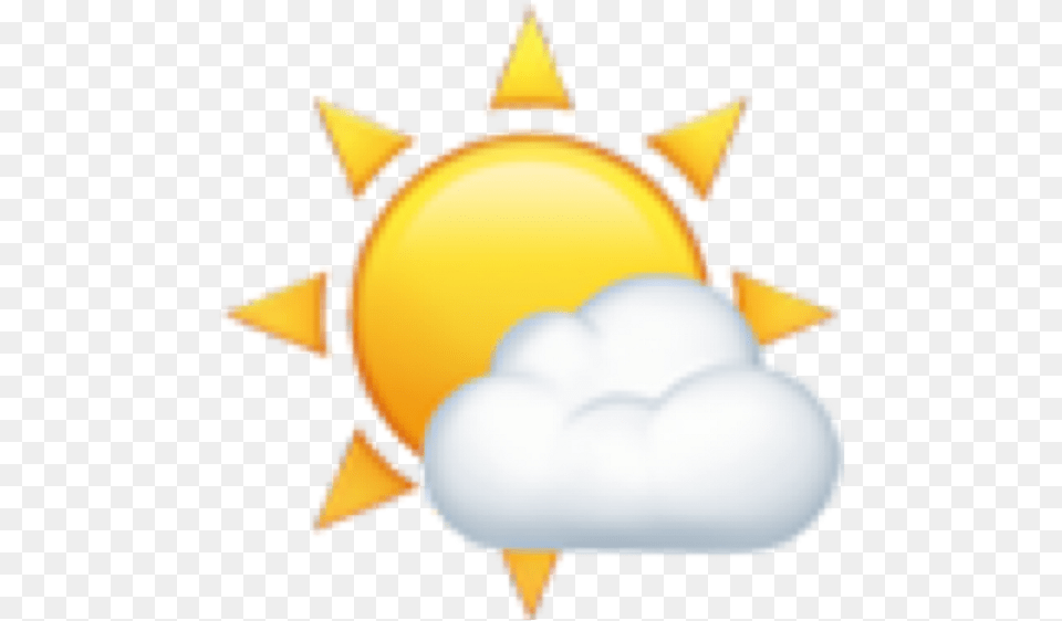 Emojis Emoji Sun Clouds Overlay Overlays Tumblr Aesthet Sun Emoji Overlays, Nature, Outdoors, Sky, Baby Free Transparent Png
