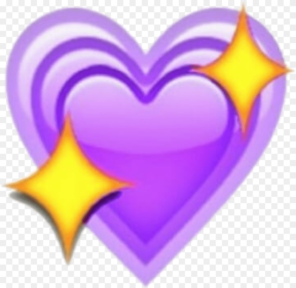 Emojis Emoticon Overlays Art Pieces Smileys Heart Heart Purple Transparent Emoji, Balloon Png Image