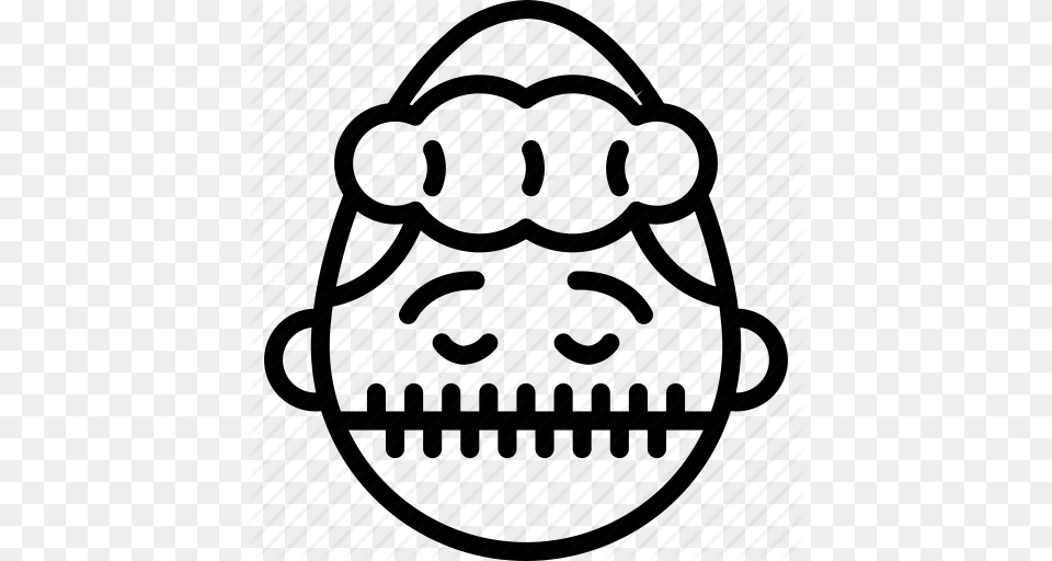 Emojis Emotion Face Girl Silent Smiley Zipped Icon, Bag Png Image