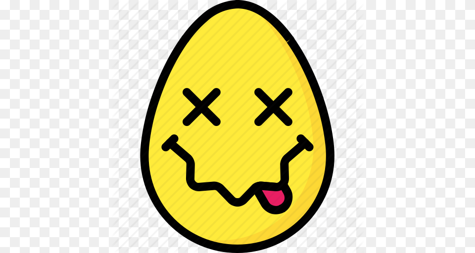 Emojis Emotion Grunge Nirvana Rock Rocker Smiley Icon, Egg, Food, Blackboard Png
