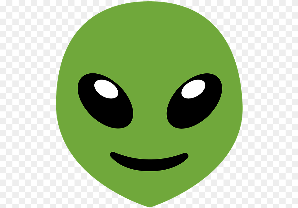 Emojis Whatsapp Emoticon Alien Green Space Emoticon De Whatsapp, Disk, Mask Free Png