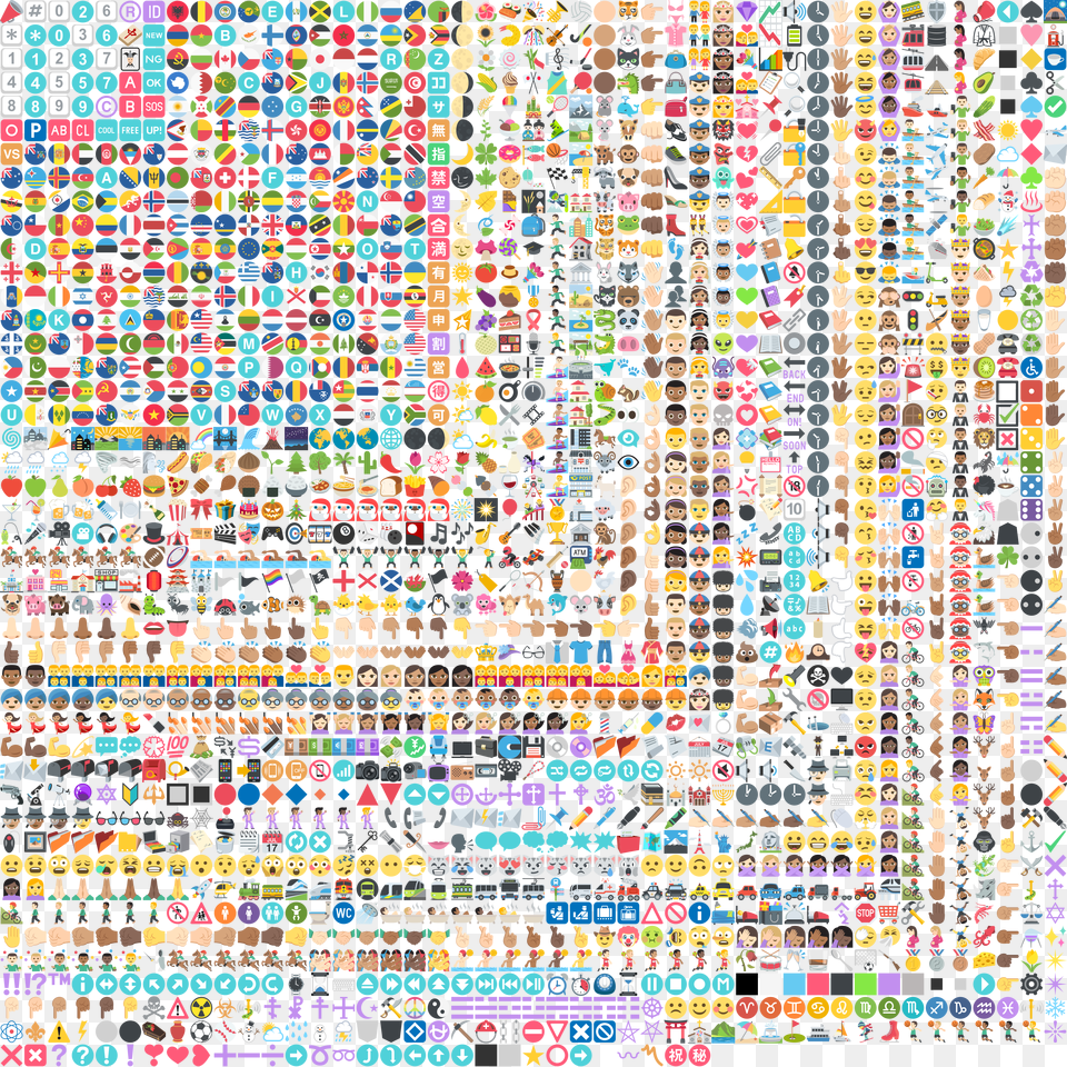 Emojitwo Sprite Map Emojione Sprites Svg, Art, Accessories Free Png Download