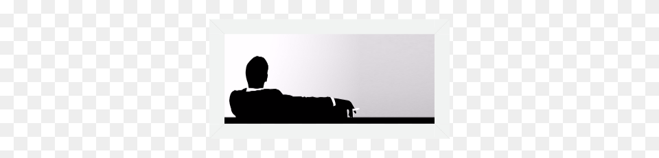 Emoldura, Silhouette, Adult, Male, Man Free Png Download