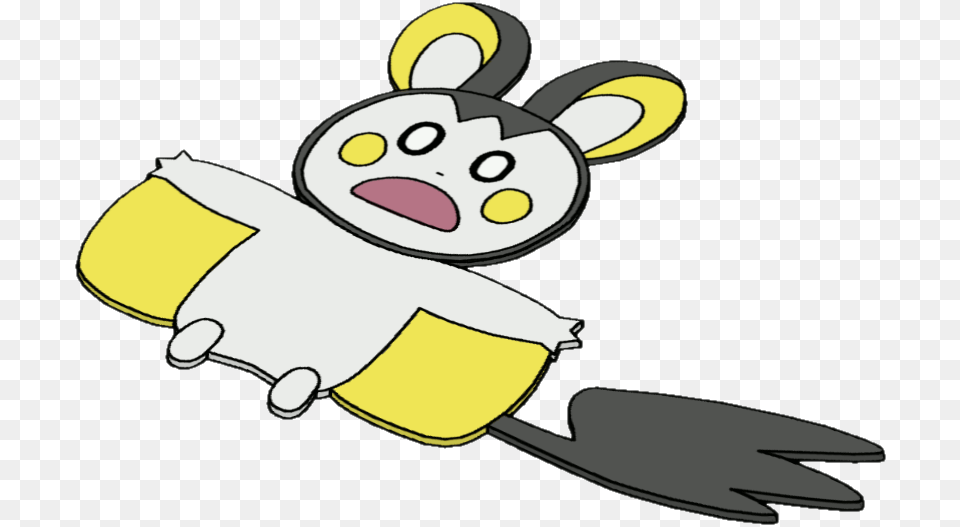 Emolga Is Wrung Emolga Flattened, Cartoon Png