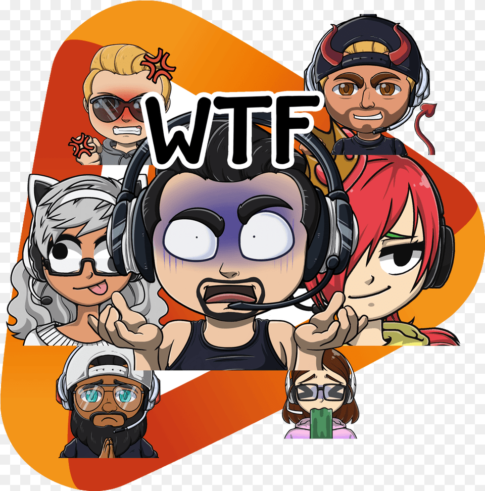 Emote Maker For Twitch Youtube Discord U0026 Co Twitch Emotes Maker, Book, Comics, Publication, Face Free Png