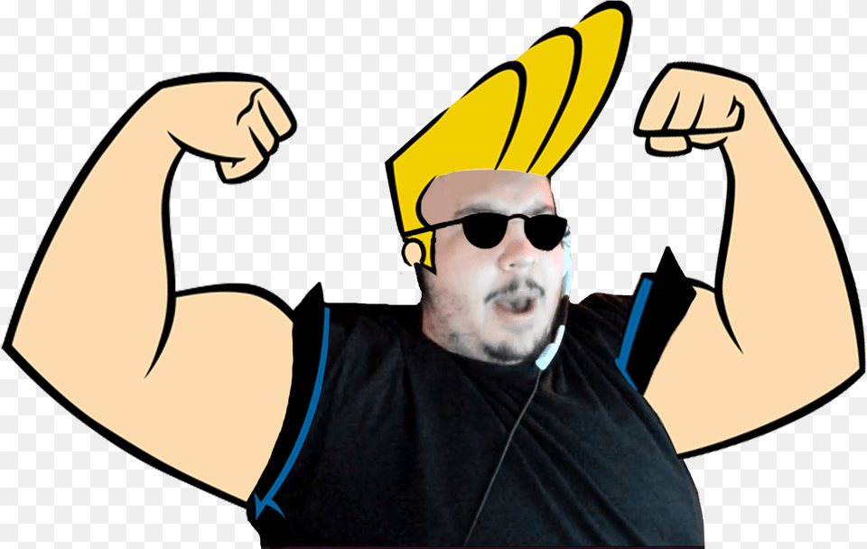 Emote Submissiongreek Johnny Bravo, Accessories, Sunglasses, Body Part, Person Png