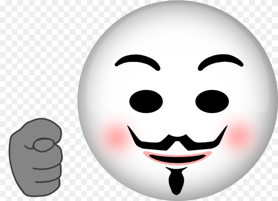 Emoticon Anonymous, Body Part, Finger, Hand, Person Png Image