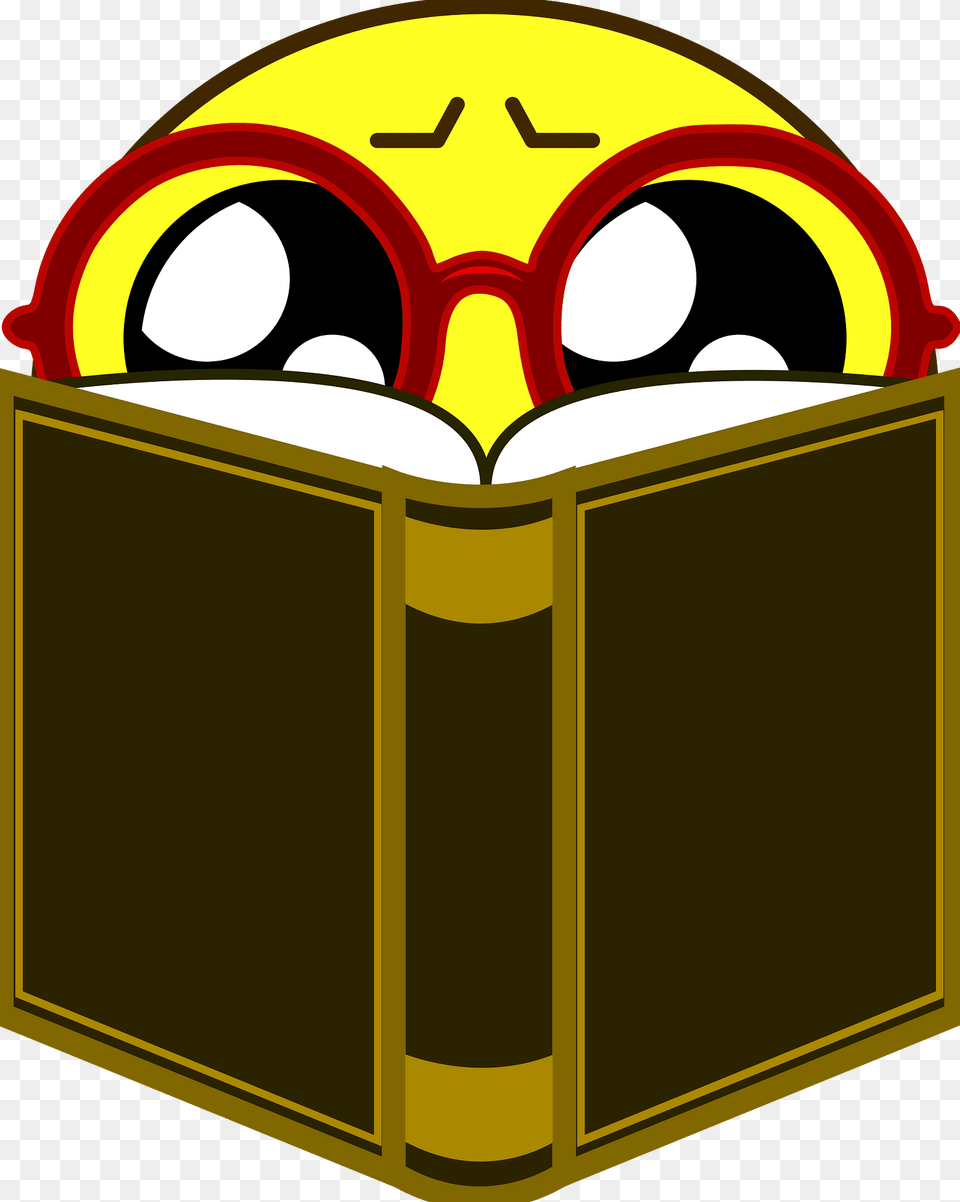 Emoticon Clipart, Treasure, Person, Reading Free Png