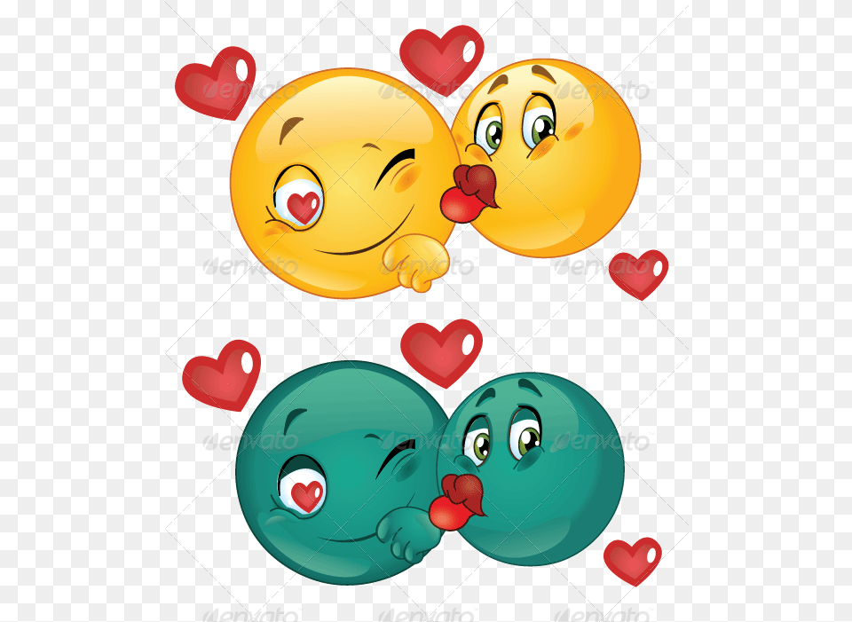 Emoticon Couple Kissing Couple Kissing Emoji, Balloon, Nature, Outdoors, Snow Png