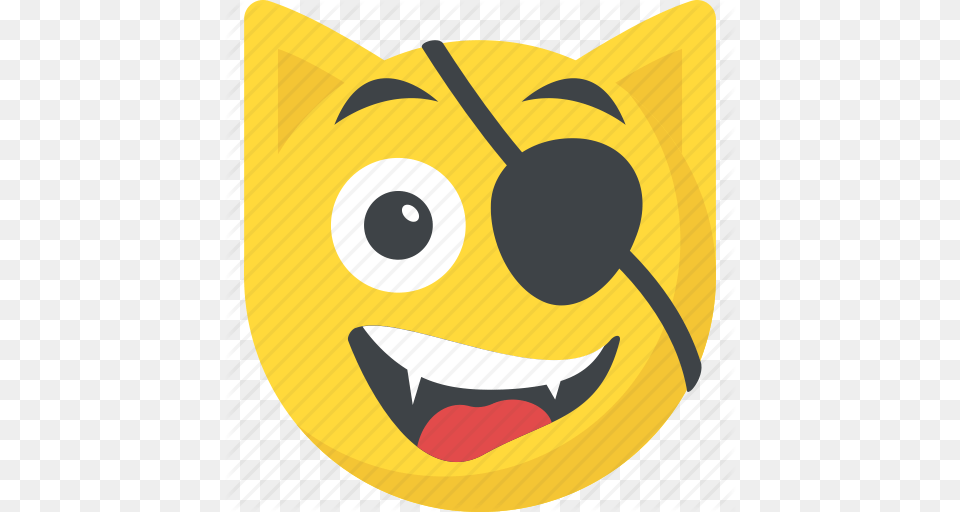Emoticon Eye Patch Laughing Pirate Emoji Smiley Icon, Face, Head, Person Png