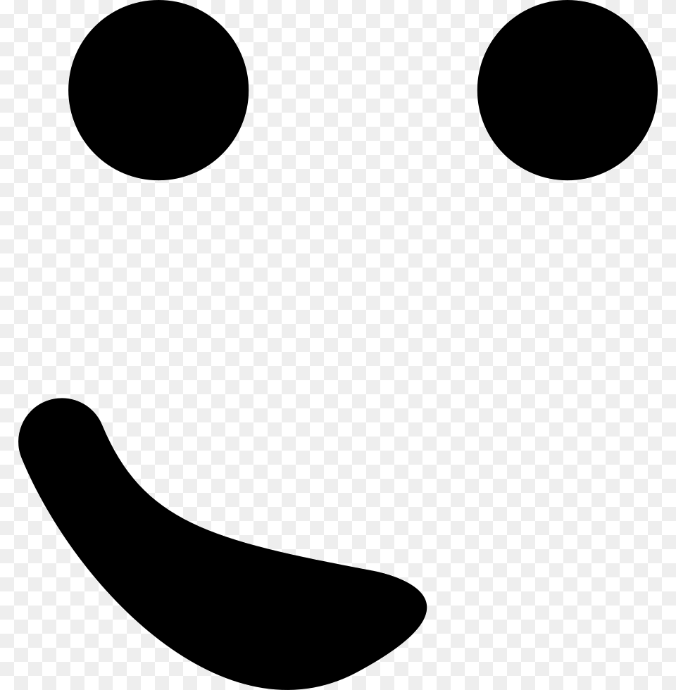 Emoticon Face With The Mouth At One Side Like A Small Side Smile, Smoke Pipe Png