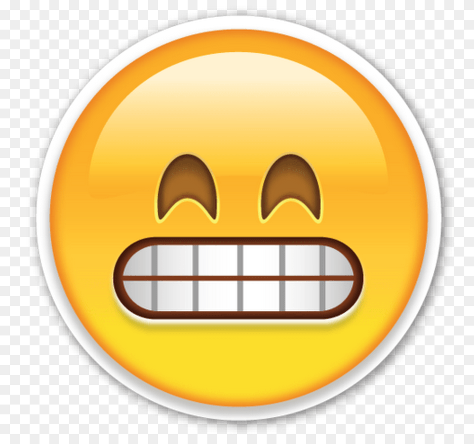 Emoticon Grinning Transparent Grimacing Face Emoji, Logo Free Png