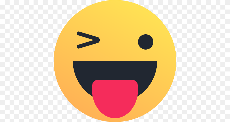 Emoticon Happy Reaction Smiley Tongue Wink Icon, Sphere, Logo, Astronomy, Moon Png