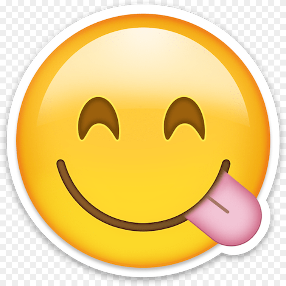 Emoticon Lengua Smiley Tongue Emoji, Disk Free Transparent Png