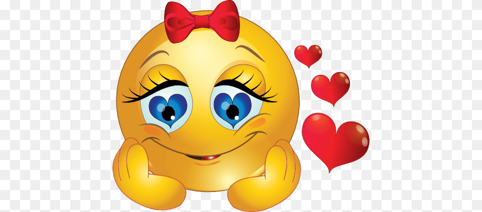 Emoticon She Is In Love, Balloon Png