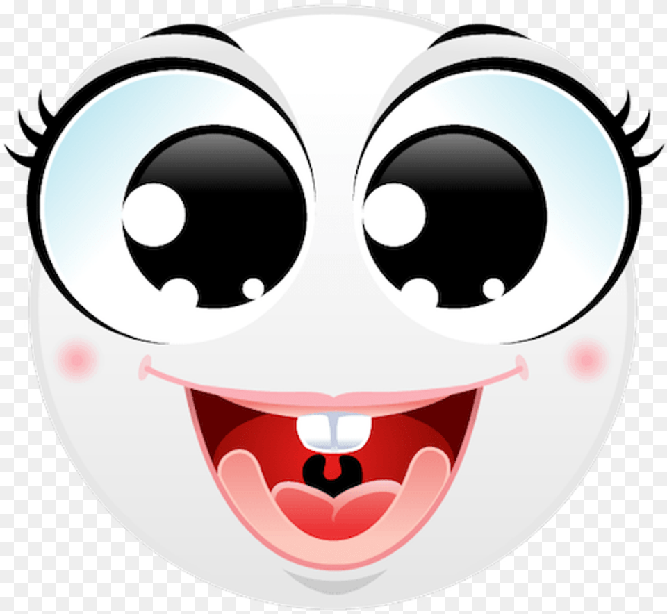 Emoticon Short Haircuts Smileys Emojis Hair Cuts Chat Stickers For Whatsapp, Body Part, Mouth, Person, Teeth Free Png