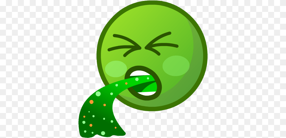 Emoticon Sick Smiley Qui Vomi, Green, Alien Free Transparent Png