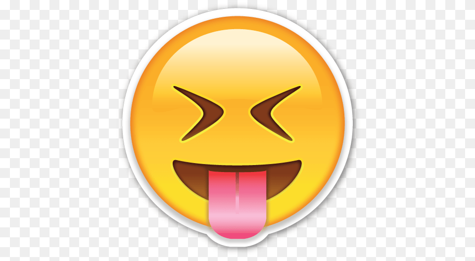 Emoticon Stick Tongue Out Free Download Clip Art, Disk, Logo Png Image