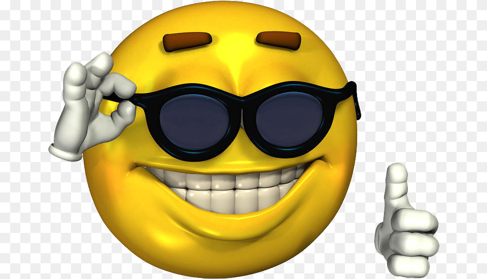 Emoticon T Shirt Smiley Emoji Free Download Hd Sunglasses Thumbs Up Emoji, Body Part, Hand, Person, Finger Png Image