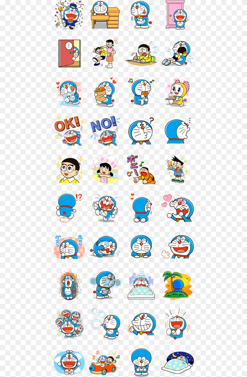 Emoticon Text Sticker Doraemon Minamoto Shizuka Doraemon Stickers For Whatsapp, Person, Face, Head Png