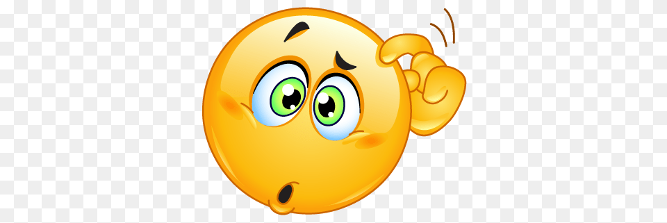 Emoticon Thinking, Disk Png